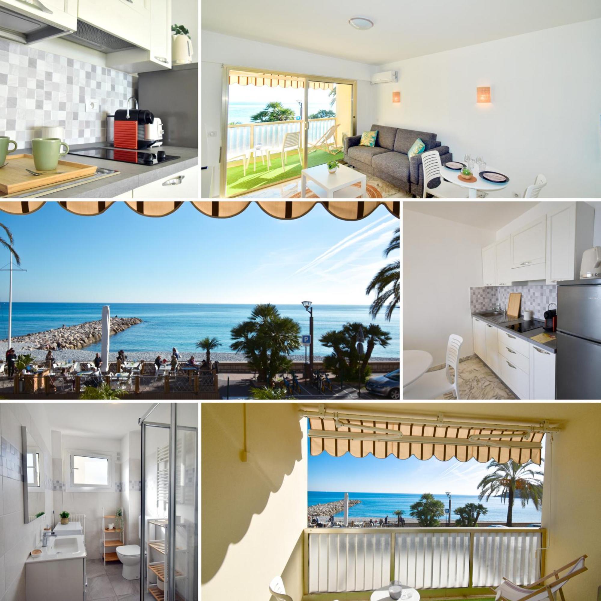 Le Cap Bleu - Emplacement Vue Exceptionnelle - Front De Mer ロクブリュヌ＝カップ＝マルタン エクステリア 写真
